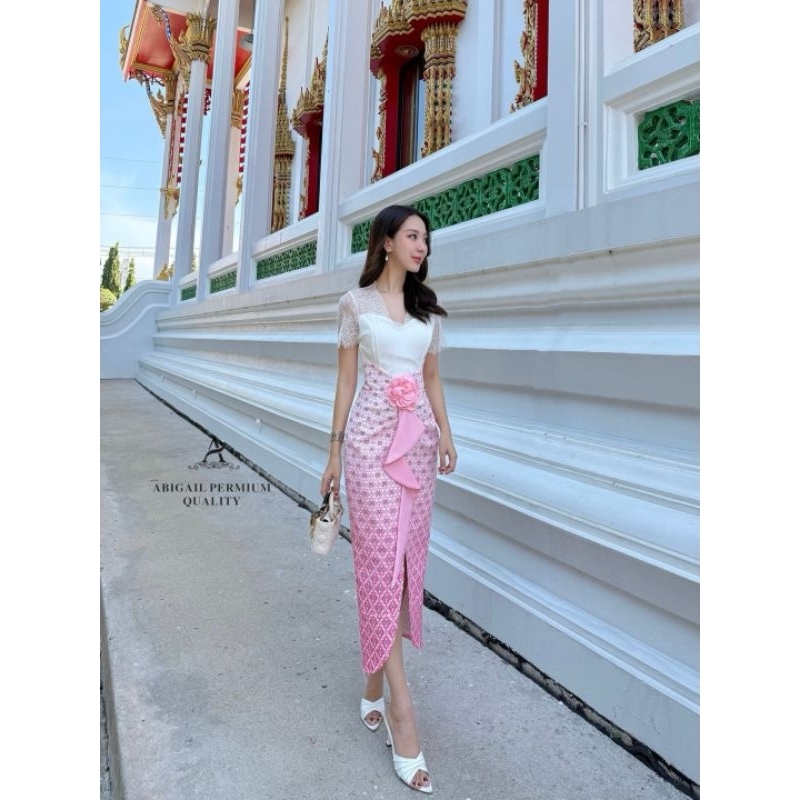 "เช็คสินค้าก่อนสั่งซื้อ สั่งแล้วห้ามยกเลิกน๊าค๊า"ABIGAIL เซ็ท3ชิ้น เสื้อลูกไม้แขนสั้น