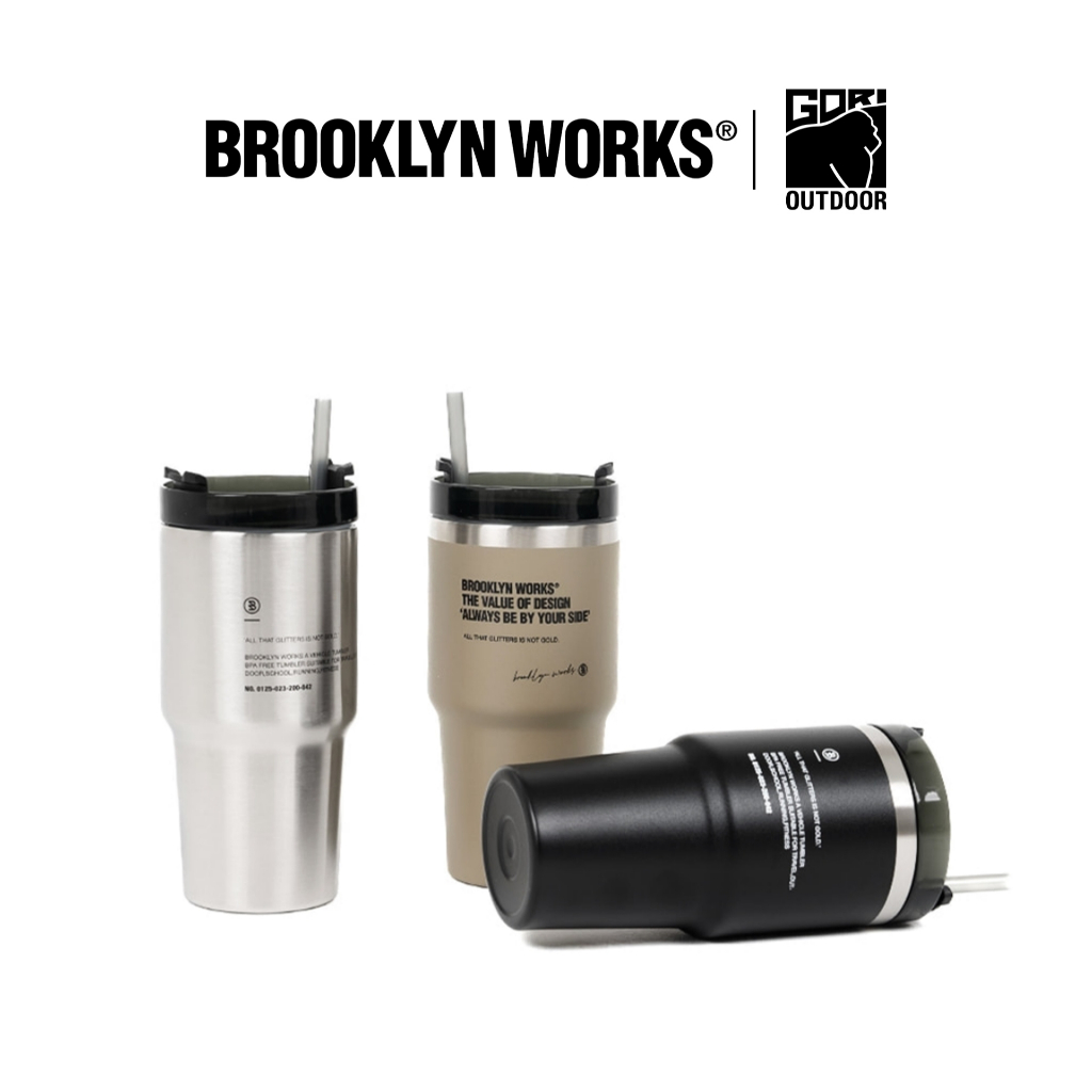 [7.7 โค้ด GORI77 รับ Coin 10%] Brooklyn Works Mark Tumbler แก้วเก็บความเย็น 650 ml