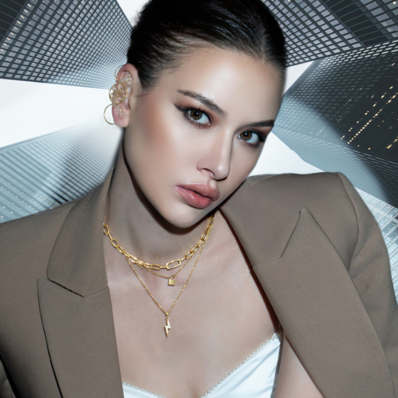 SHEPENDENCE สร้อยคอโชกเกอร์ LUXE Kylie ประดับคริสตัลไคลี่ - รูปที่ 4