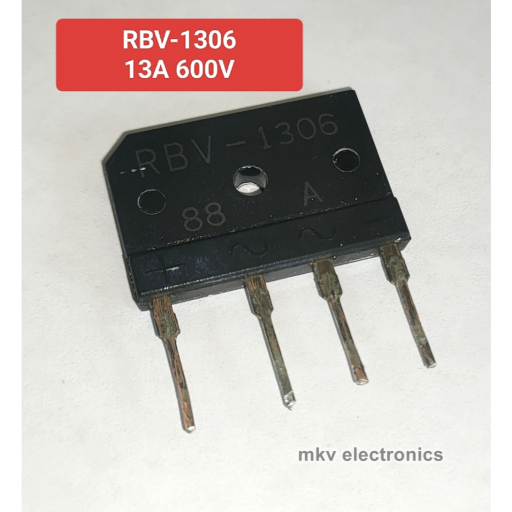บริดส์ไดโอด RBV-1306 13A 600V  D15XB60 15A 600V (สินค้ามือสอง) Bridge Diode