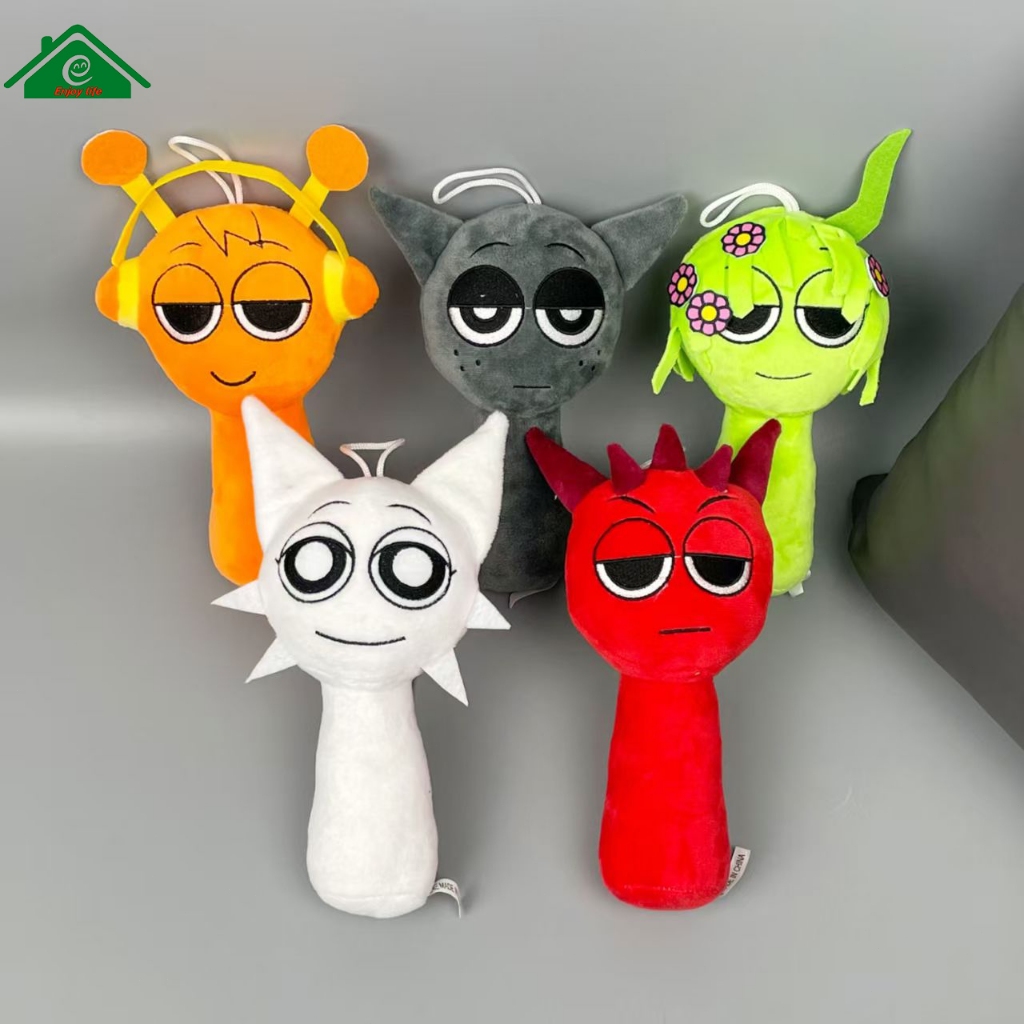 (พร้อมส่ง)Sprunki Plush Toy Incredibox เกมสีเทา Venda Oren ตุ๊กตาตุ๊กตากระเป๋าจี้