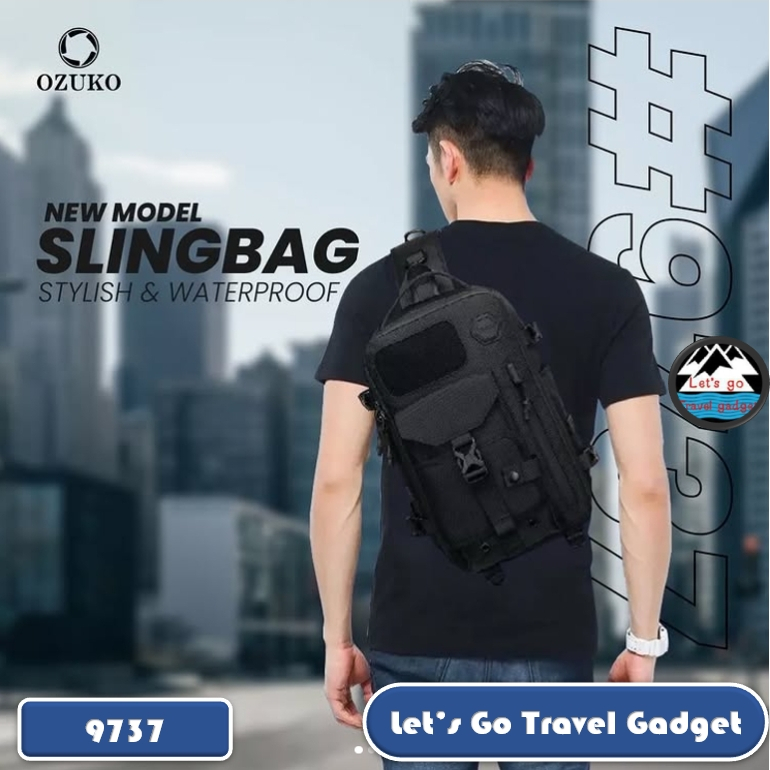 Ozuko Multipurpose Sling Bag กระเป๋าสะพายข้าง เอนกประสงค์ รุ่น9737