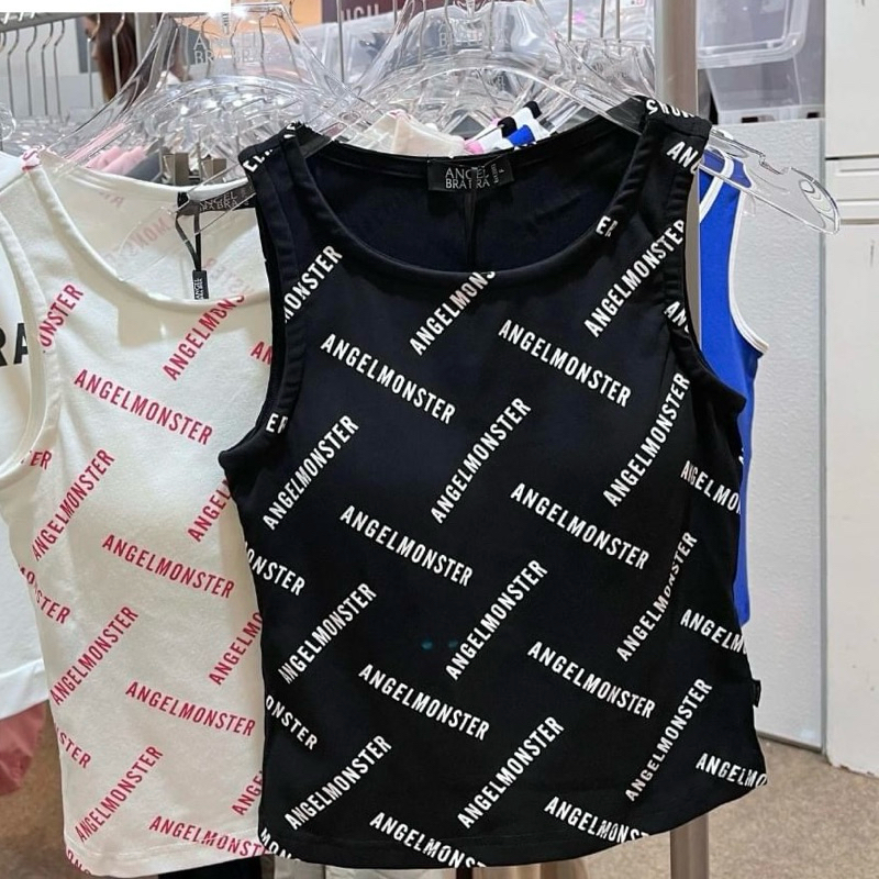 พร้อมส่ง เสื้อกล้ามแบรนด์ Angel Bra Bra สภาพใหม่99%