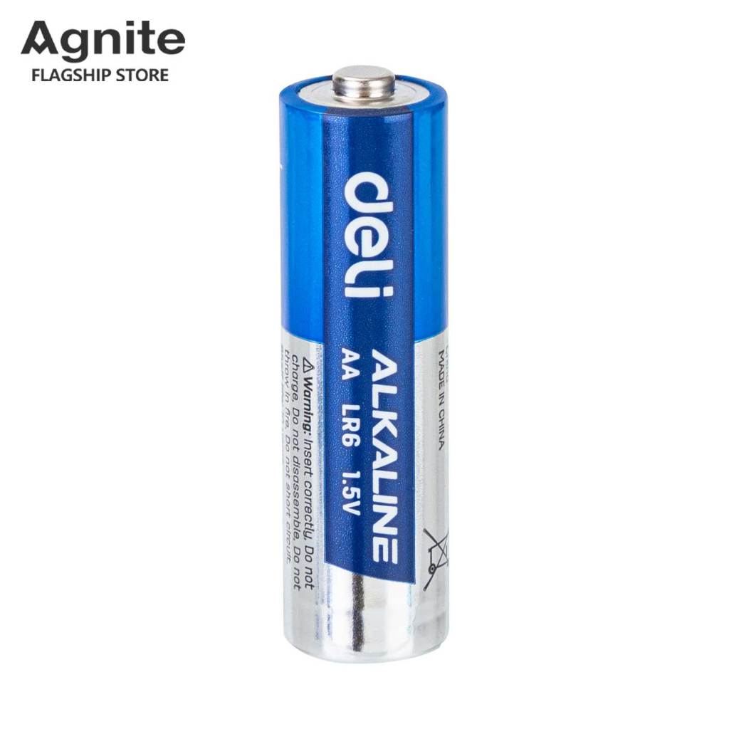 Agnite ถ่านอัลคาไลน์ 1.5โวลต์ ขนาด AA / AAA มี 1 ก้อน ของแท้ 100% ถ่านก้อนAlkaline ถ่านไฟฉาย  Alkaline Battery