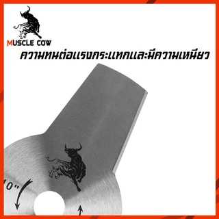 MUSCLE COW ใบมีดตัดหญ้า ขนาด 10” x 3T และ 10” x 4T - ตัดหญ้าได้สะดวกและรวดเร็ว