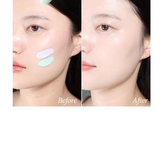 หมดอายุ 2028/2029 The Faceshop : Air Cotton Make up Base SPF30 PA++ ขนาด 35 กรัม เบสเขียว เบสม่วง