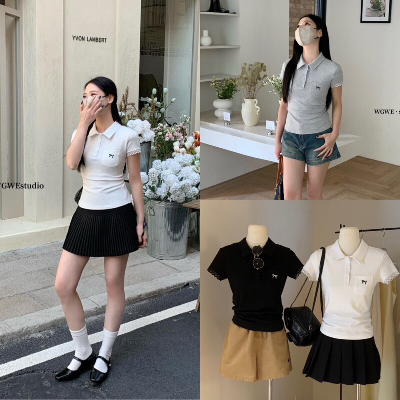 เสื้อคอปกแขนสั้นรุ่น 3511 TAG.WG.WE