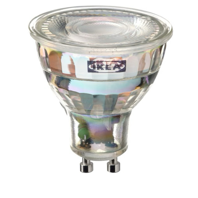 TRÅDFRI ทรวดฟรี หลอดไฟ LED GU10 345 ลูเมน, อัจฉริยะ/ไร้สาย หรี่ไฟได้ สีวอร์มไวท์