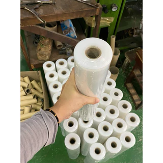 ฟิล์มยืดไซส์ตัด Stretch Film หนา 12 ไมครอน กว้าง 30 35 40ซม. ยาว 300 เมตร