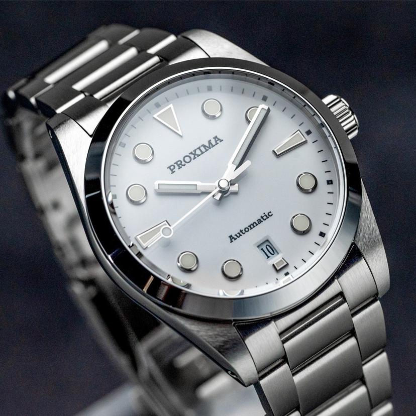 [Pre-order][Hi-Beat] Proxima PX1690-2A Vintage Watch 37MM BGW9 AR Flat Sapphire PT5000 200M