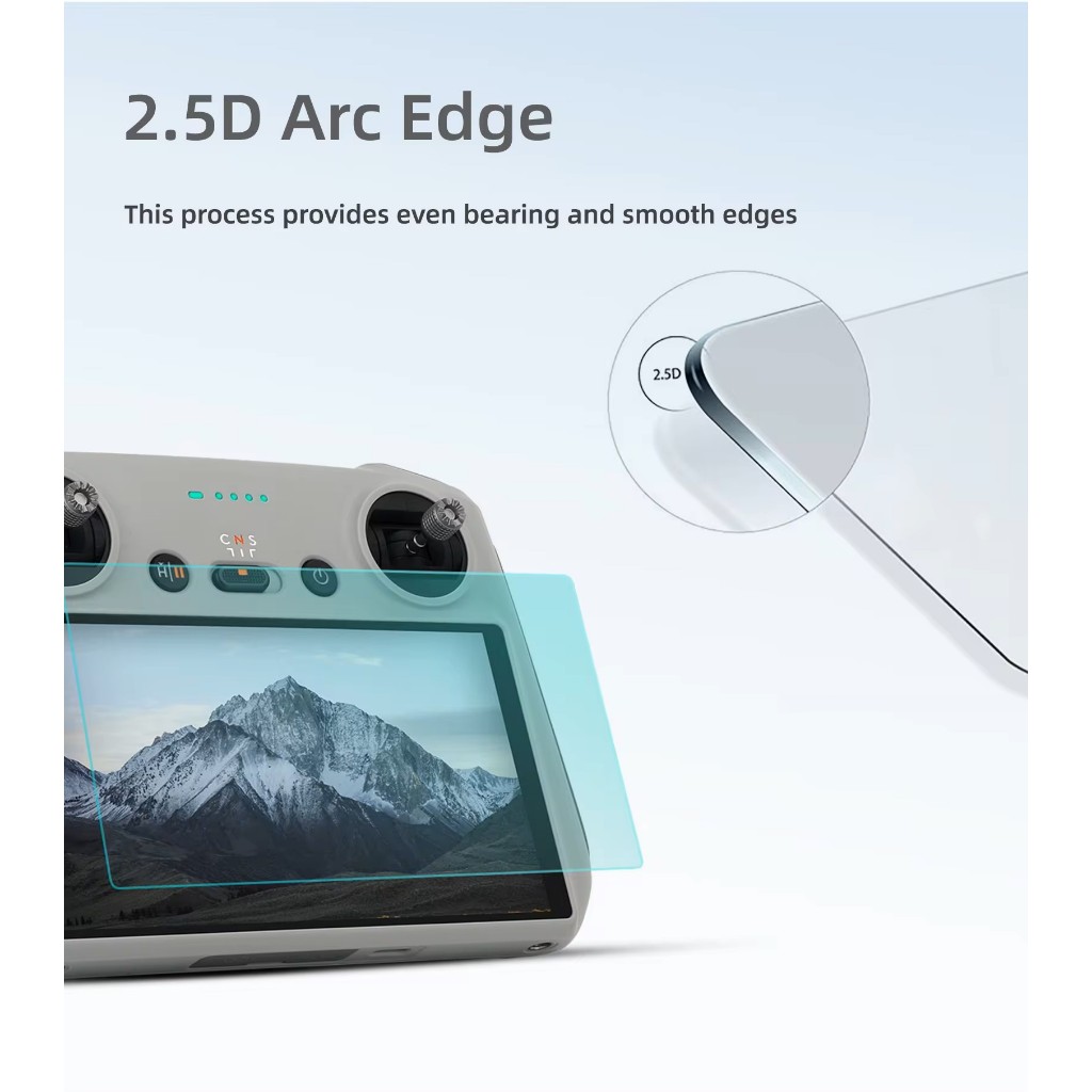 ฟิล์มป้องกันรอย เคสซิลิคอน ฝาครอบหน้าจอ สำหรับ DJI RC/RC2 Mini 3/4 Pro Air 3