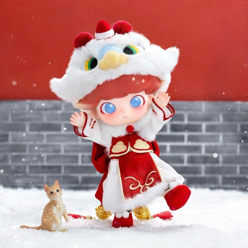 🇹🇭 พร้อมส่ง, [ใช้โค้ด 30%1000] DIMOO Auspicious Lion 1/8 Action Figure