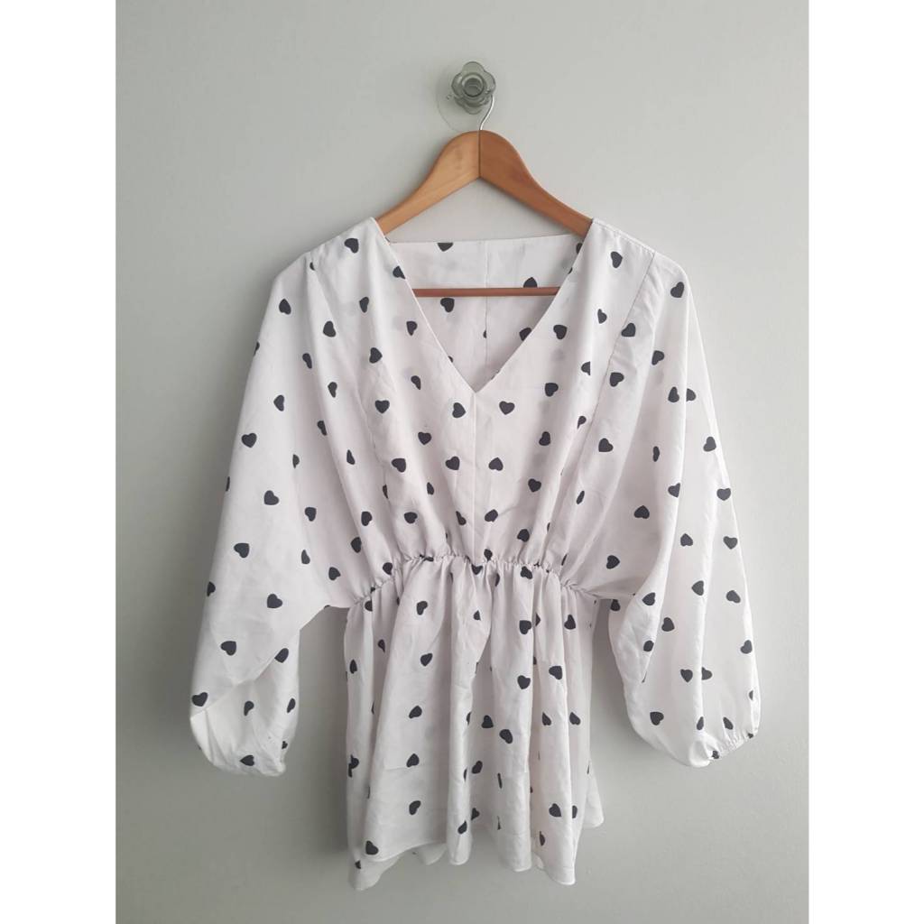 WL-Lเสื้อโพลีเอวและปลายแขนจั๊มคอวี F/28/26