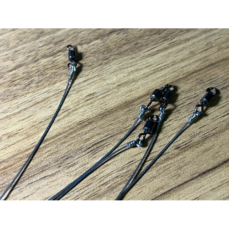 ชุดเบ็ดผูกสลิงหุ้มไนล่อน เบ็ด2ตัว By คนบ้าตกปลา - รูปที่ 3