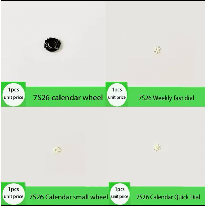 Seiko 7s26 7s26a 7s26b 7s26c original part assembly
