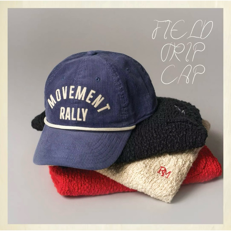 หมวก Rally Field Trip Cap - หมวกผ้า Corduroy พร้อมส่ง มือ1