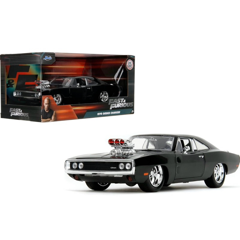 โมเดลรถเหล็ก 1/24 1970 Dodge Charger [Fast&Furious] [JADA]