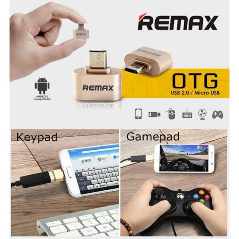 REMAX ของแท้ OTG V8อุปกรณ์แปลกจาก Micro USB OTG Adapter Android RA-OTG USB