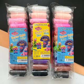 (12 ชิ้น) No.1110 ดินเบา ของเล่นดินเบา ดินเบา 12 สี ดินวิทยาศาสตร์ ของเล่นเด็ก ดินน้ำมัน หนึ่งแ