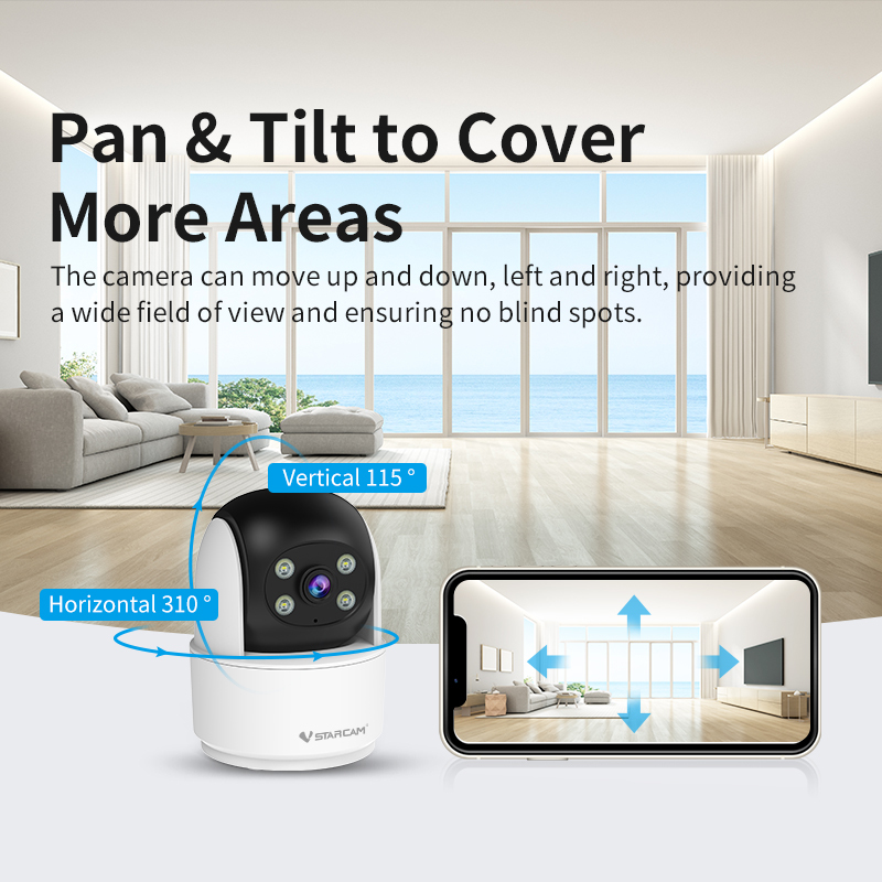 Vstarcam กล้องวงจรปิดไร้สาย Wifi Camera รุ่น C7824WIP C996 2MP C994(5MP) ความละเอียด 1MP ประกัน