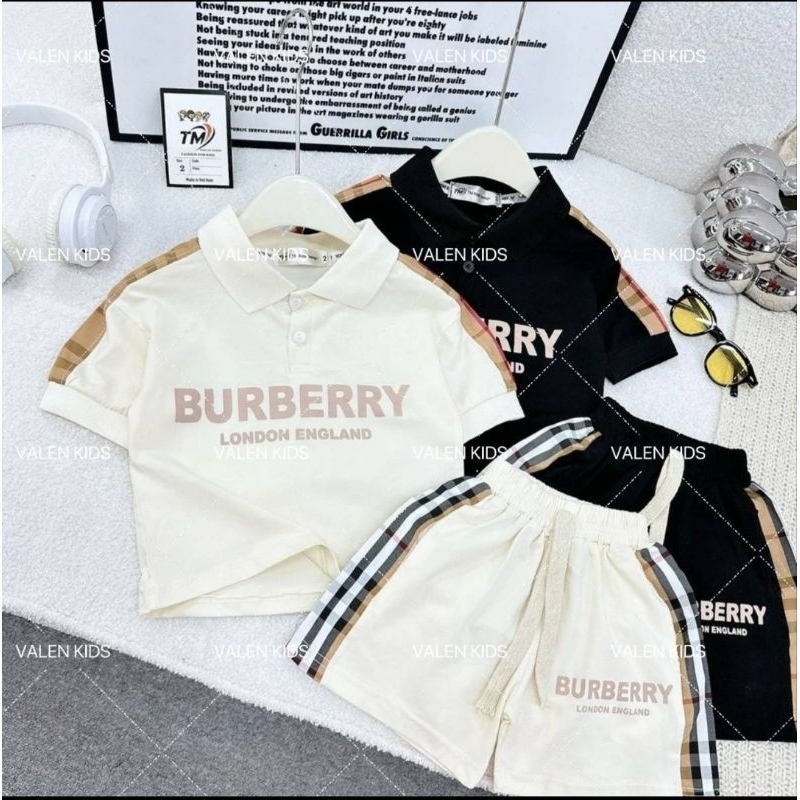 แฟชั่นเด็ก BURBERRY ผ้าคอตต้อนงานสวยมาก