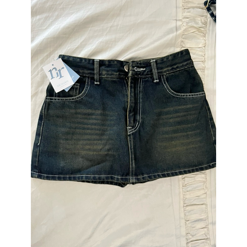 nicharis กระโปรงกางเกง new *