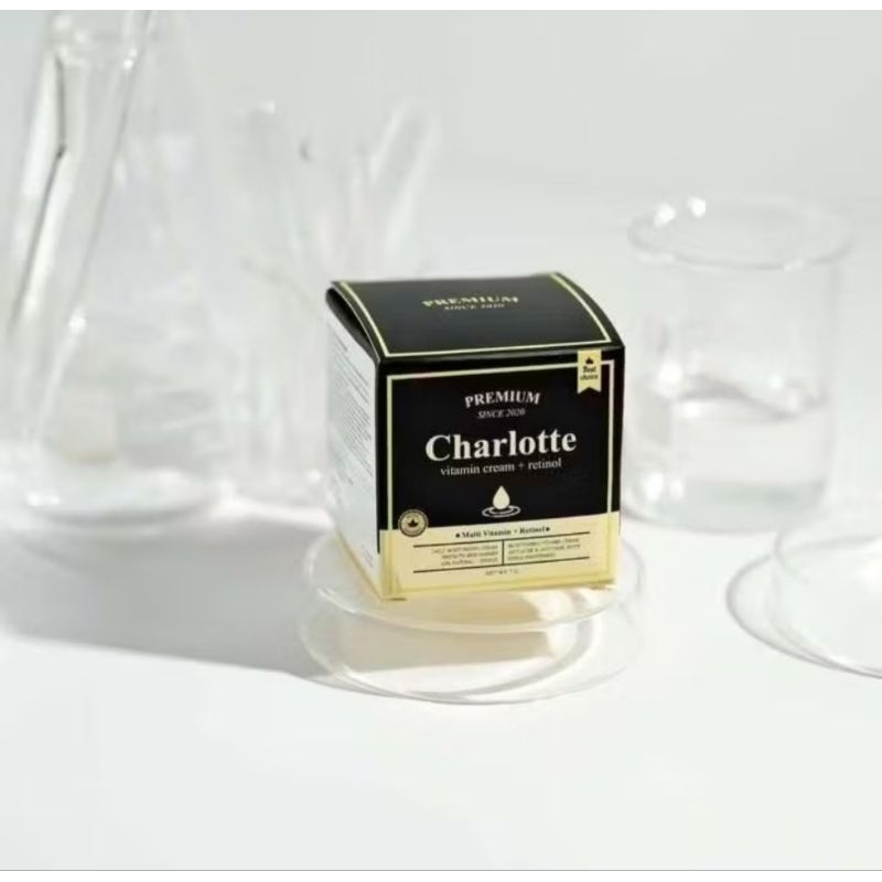ส่งฟรี/มีไลฟ์ ลด50% (กระปุก)ครีมชาร์ลอตต์ วิตามินสด charlotte vitamin cream*แพคเกตใหม่กล่องดํา ราคา ถูกที่สุด ดีลบีเคเค แกลเลอรีภาพที่ 8