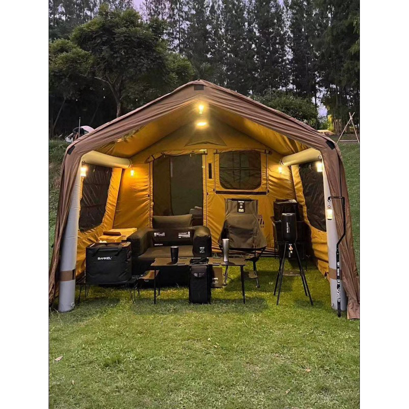 Mars08 เต็นท์เสาลม  ทรงบ้าน คู่แข่ง Coody Naturehike air inflatable air tent