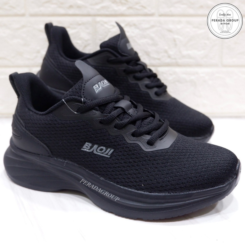 แท้ขายเท มีแต่ดำ 37 Baoji แท้ 💯% รุ่น รองเท้าผ้าใบ ใบบาโอจิ BJW1119