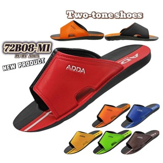 ADDA รุ่น 72B08-M1 (Size38-43)รองเท้าแตะ(PU)ดีไซน์ Two-Tone คุณภาพเหนือชั้นตอบโจทย์ทุกไลฟ์สไตล์!