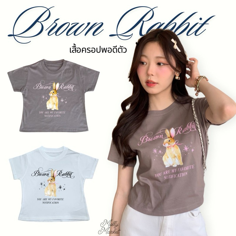 Molly 💘 เสื้อยืด Babytee  (หลายลาย)