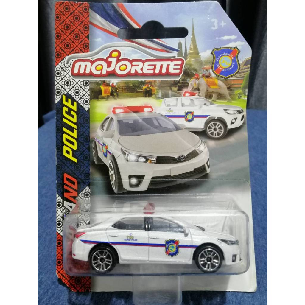 โมเดลรถ Majorette Toyota Corolla Altis Thai Tourist Police White NEW ของใหม่ยังไม่แกะแพ็ค