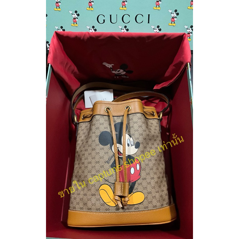 Gucci Mickey Mouse(แท้ 100%)พร้อมส่ง‼️