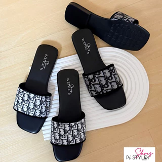 (13) มาใหม่ ✨ พร้อมส่ง (36-45) รองเท้าแตะสวมลำลองผู้หญิง พร้อมส่ง