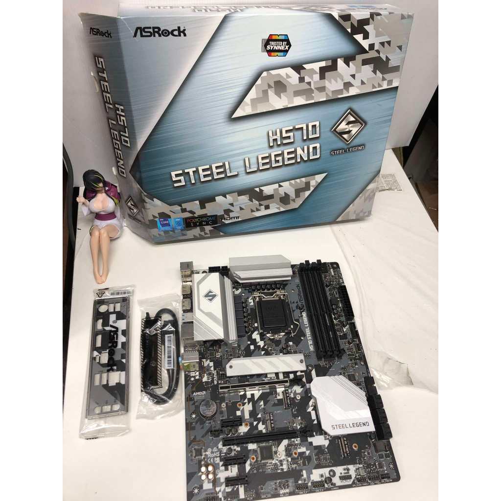 MAINBOARD 1200 ASROCK H570 STEEL LEGEND ครบกล่อง ประกันร้าน พร้อมใช้งาน