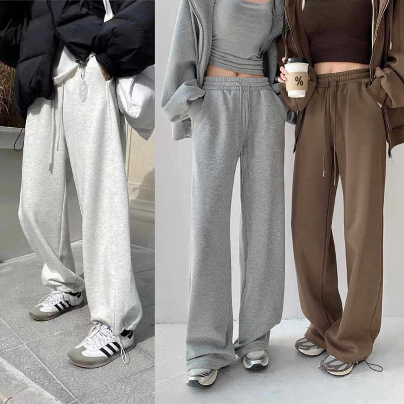 ผ้าดี ใส่สบาย ไม่ขุย กางเกงวอร์ม วอร์ม 815 keltis ขายาว pant PANT กระบอกใหญ่