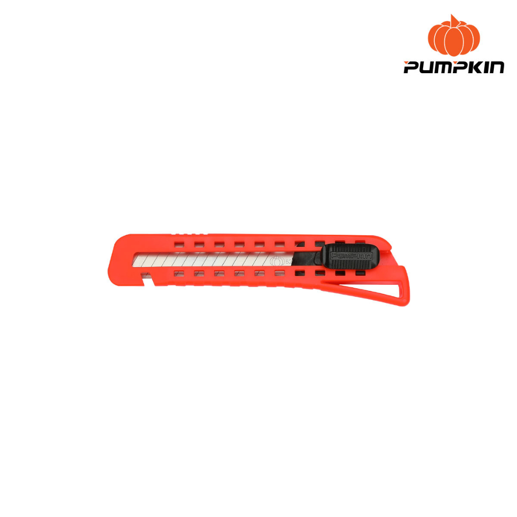 Pumpkin รุ่น S-101XT มีดคัตเตอร์ใหญ่สปริง ใบ SK-4 คัตเตอร์ มีดคัตเตอร์ ฟักทอง มีด ใบมีดคัตเตอร์ ใบคั