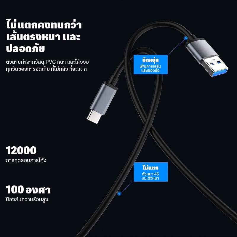7 in 1 USB Hub Type C Multiport อะแดปเตอร์ Splitter USB 3.0 Adapter 5Gbps ความเร็วสูงประเภท C สําหรับแล็ปท็อปคอมพิวเตอร์