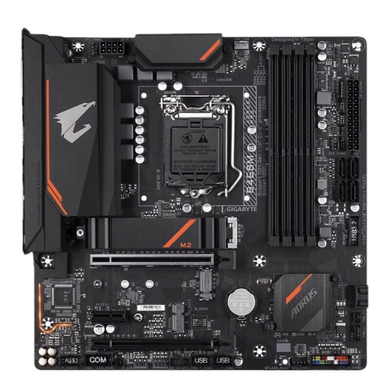 MAINBOARD (เมนบอร์ด) 1200 GIGABYTE B460M AORUS PRO เมนบอร์ดมือสอง ไม่มีกล่อง พร้อมใช้งาน