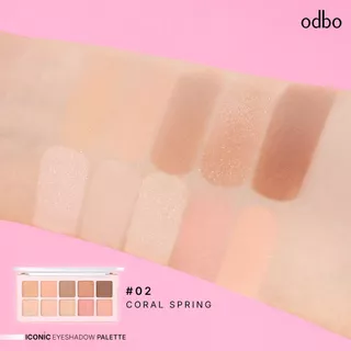 ODBO - Iconic Eyeshadow Palette โอดีบีโอ ไอโคนิค อายแชโดว์ พาเลท