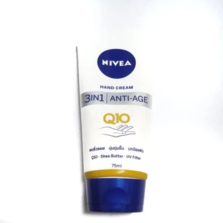 [75 ml] NIVEA Hand Cream Anti-Age Q10 75ml นีเวีย ครีมบำรุงมือสูตรคิวเทน.