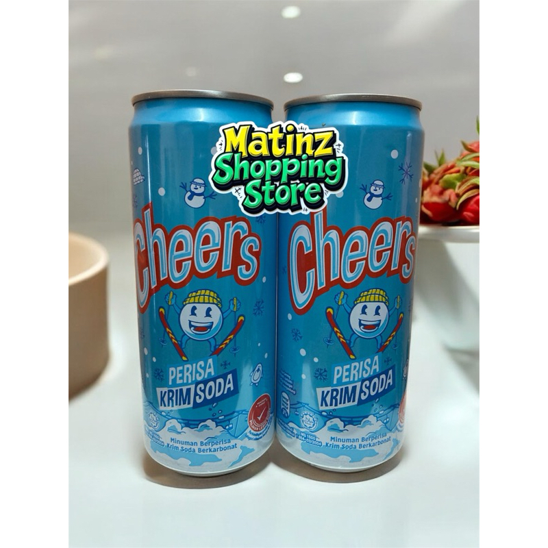 Cheers ไอศครีมโซดา 2 กระป๋อง 49 บาท ขนาด 325 ml #พร้อมส่งจากไทย #พร้อมส่งสินค้านำเข้าจากต่างประเทศ