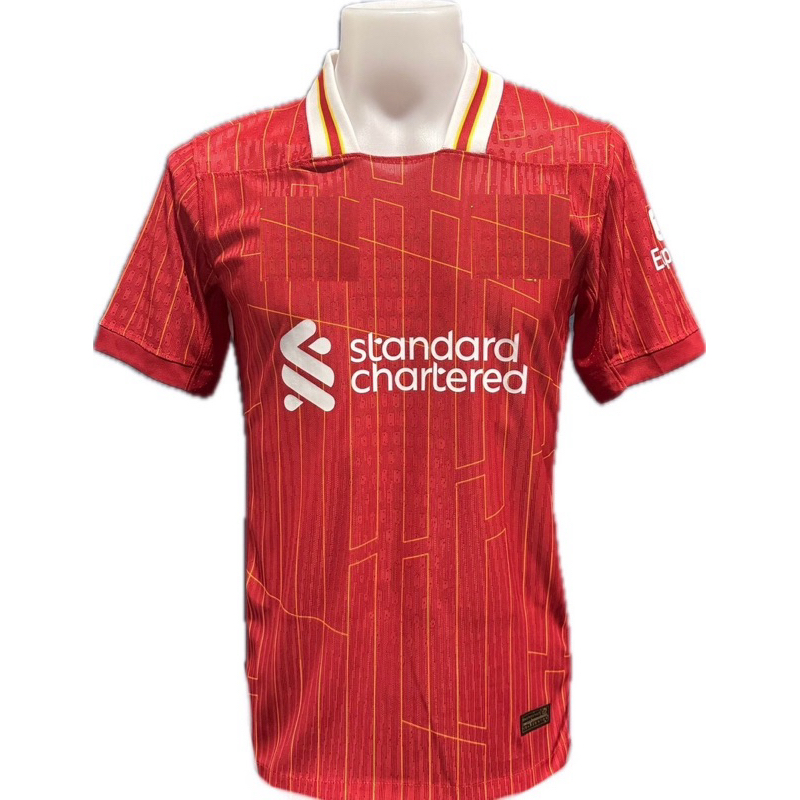 เสื้อลิเวอร์พูล เหย้า เพลเยอร์ 2024-2025 ไซส์S M L XL 2XL (ชื่อเบอร์นักเตะ)