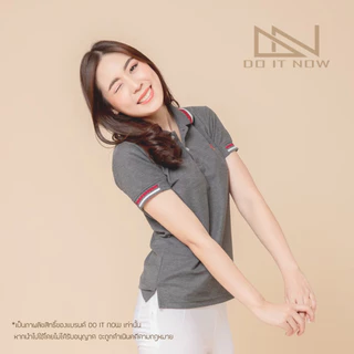 เสื้อโปโล รุ่น Rocking Horse 🔥สีเทาท็อป🔥 (หญิง) By Doitnow สินค้าคุณภาพ จากแห่งผลิตโดยตรง!!