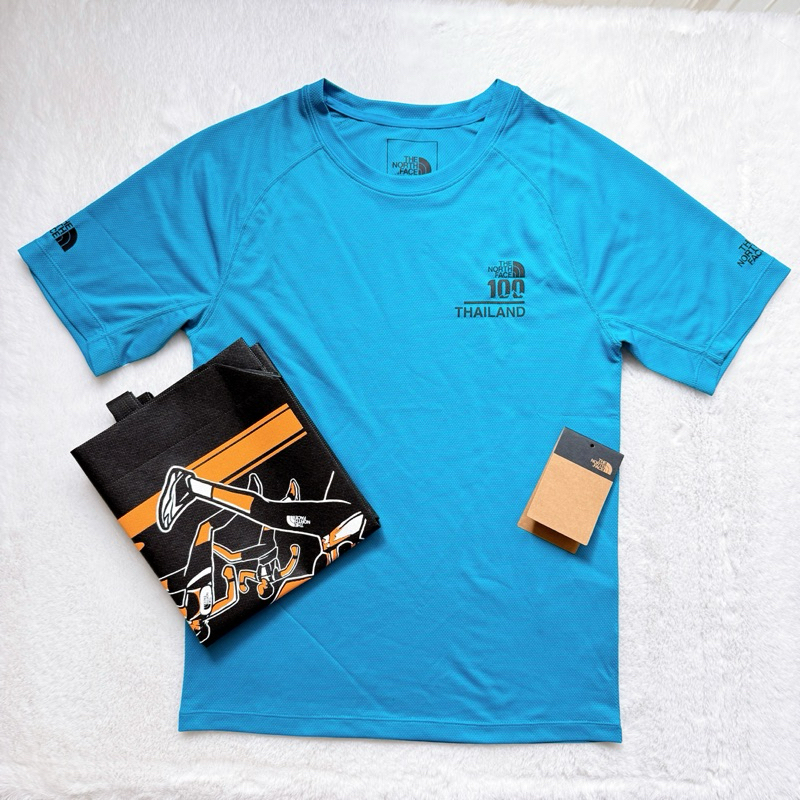 (มือสอง) เสื้อที่ระลึกงาน TNF 100 THAILAND 2025 ระยะ 50km ไซส์ XXS *** ใส่ 1 ครั้ง พร้อม TNF BAG