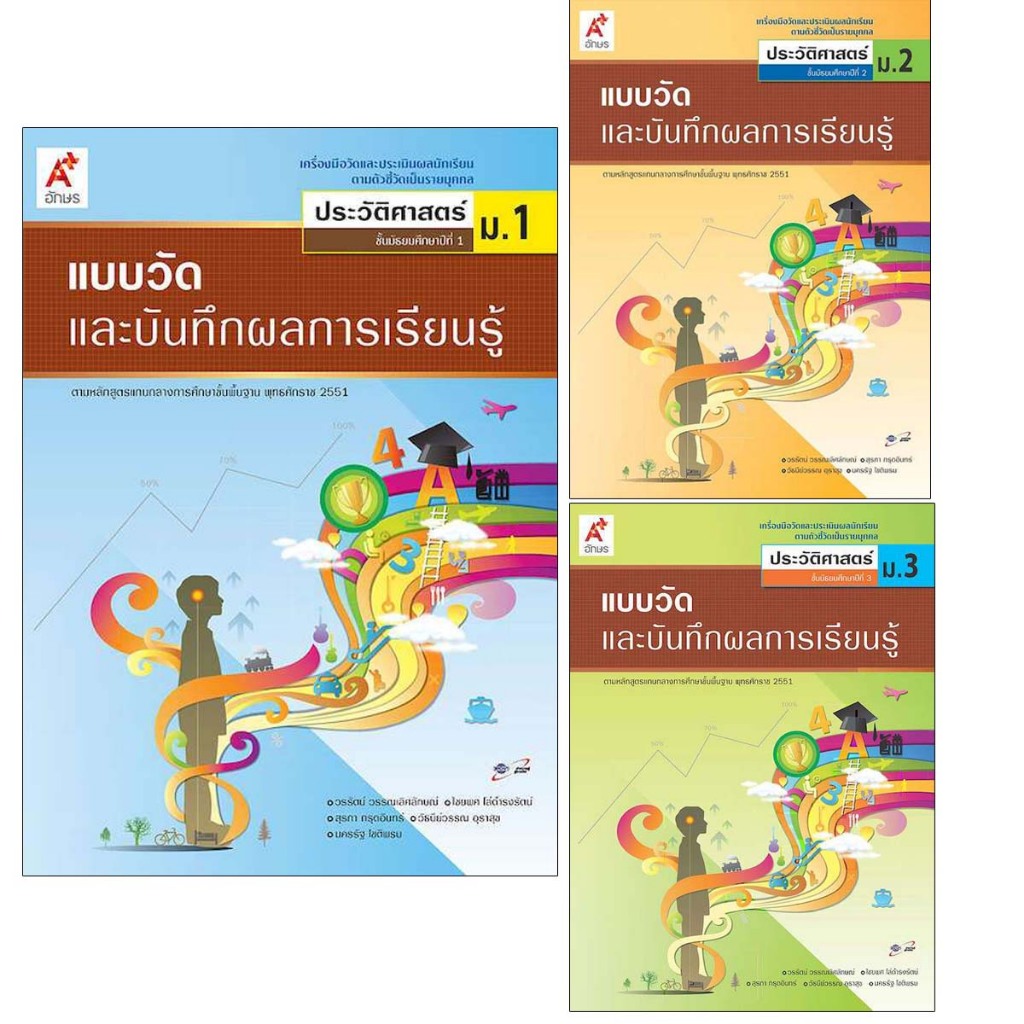 แบบวัดและบันทึกผลการเรียนรู้ ประวัติศาสตร์ ม.1-3 อจท.