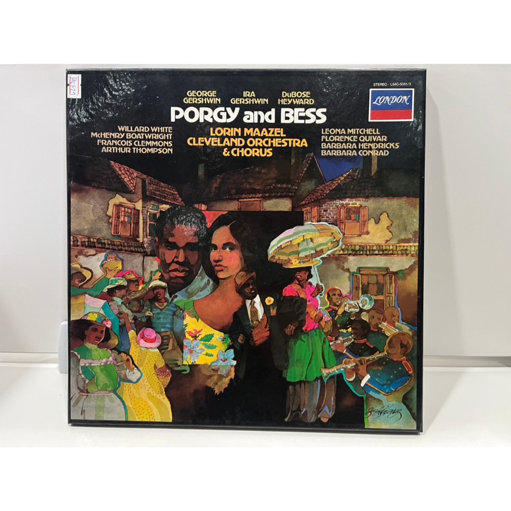 3LP Vinyl Records แผ่นเสียงไวนิล PORGY AND BESS LORIN MAAZEL CLEVELAND ORCESTRA & CHORUS L54C-5051/3