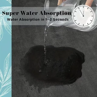 พรมห้องน้ำ 40*60CM มีกันลื่น รุ่นนี้ซับน้ำดีมาก