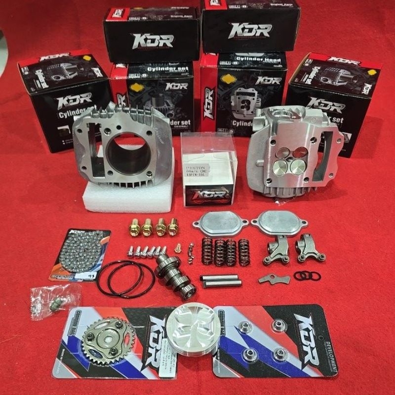W125 ท่อนตรง 66/5 (เสื้อสูบฝาสูบ+ลูกสูบCnc+รีไทเท+เฟืองบิด+โซ่ราวลิ้น) อุปกรณ์ฝาครบๆ (ชุด67เสื้อต้องคว้านเองนะครับ)