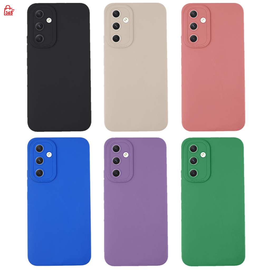 เคส สำหรับ Samsung Galaxy A54 5G เคสซิลิโคนนิ่ม กันกล้อง TPU สีพื้น